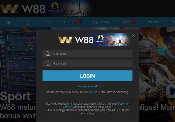 w88 login